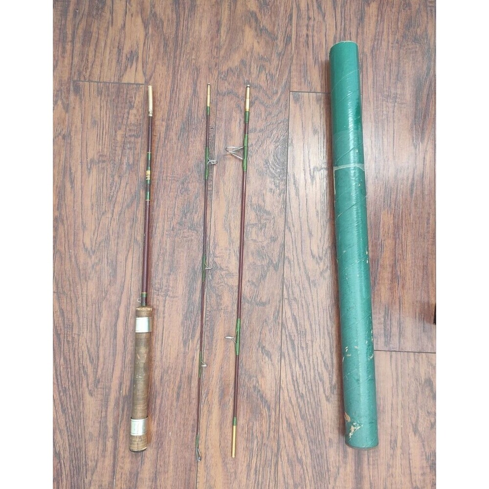 VTG RARE SILA-FLEX PERFEXION 5'10" MODEL 6/3 PIECE SPINNING FISHING ROD USA #A38